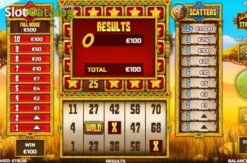 Скрин9. Slingo Stampede слот