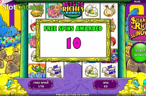 Скрин6. Stinkin Rich Slingo слот