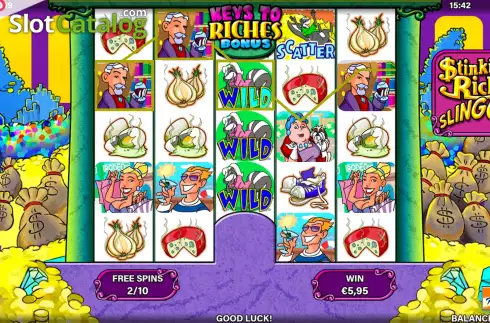 Скрин7. Stinkin Rich Slingo слот