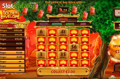 Скрин5. Slingo Golden Envelope слот