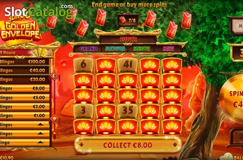 Скрин6. Slingo Golden Envelope слот