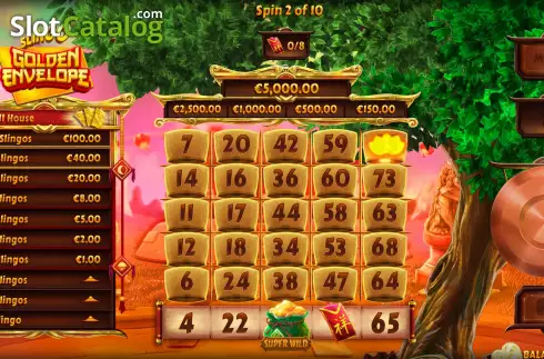 Скрин8. Slingo Golden Envelope слот