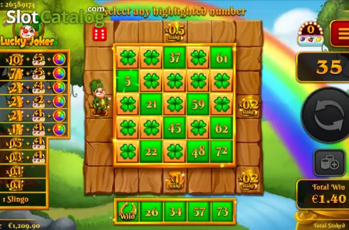 Скрин6. Slingo Lucky Joker слот