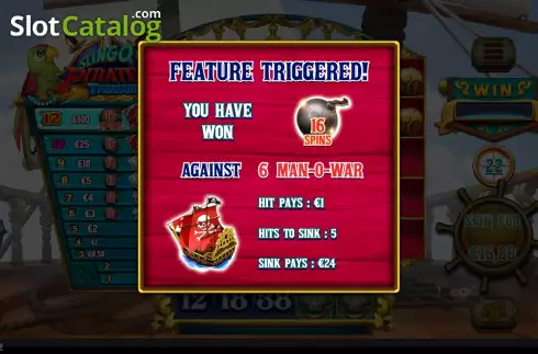 Скрин9. Slingo Pirate's Treasure слот