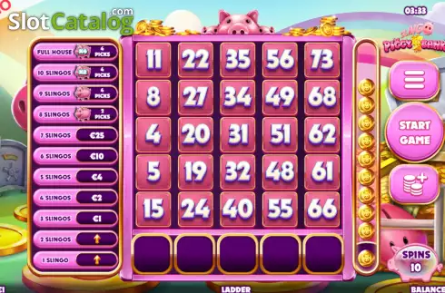 Скрин3. Slingo Piggy Bank слот