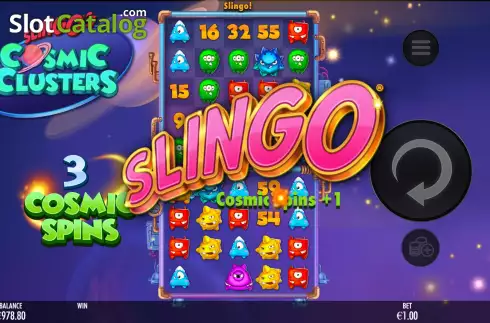 Скрин9. Slingo's Cosmic Clusters слот
