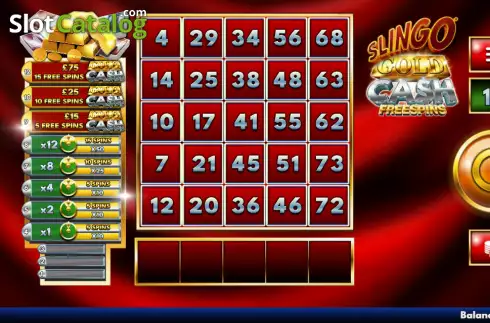 Скрин2. Slingo Gold Cash слот