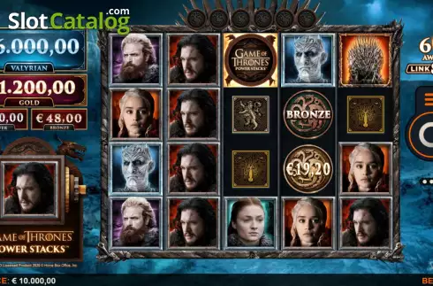 Скрин3. Game of Thrones Power Stacks слот