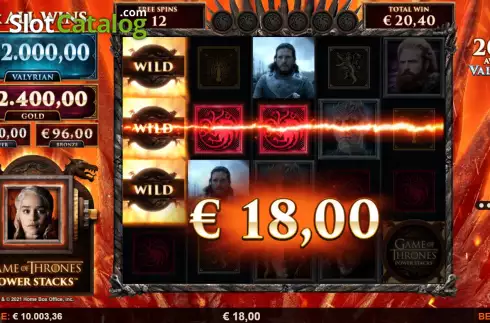 Скрин6. Game of Thrones Power Stacks слот