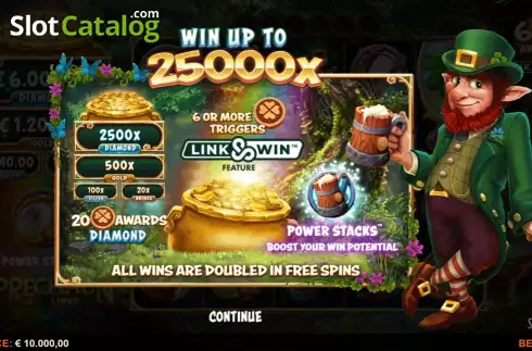 Скрин2. Leprechaun Links слот