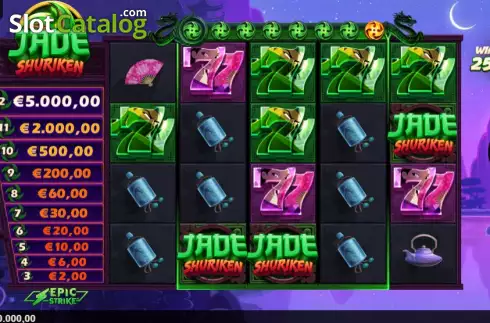 Скрин3. Jade Shuriken слот