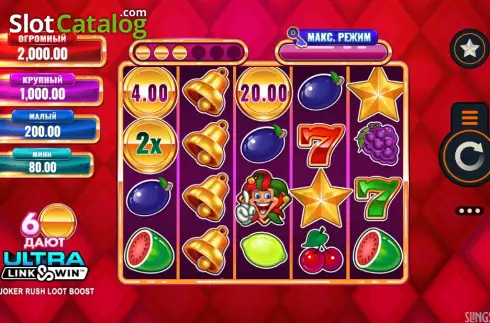 Скрин2. Joker Rush Loot Boost слот