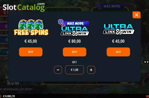 Скрин6. Spinny McWinnagin Loot Boost слот