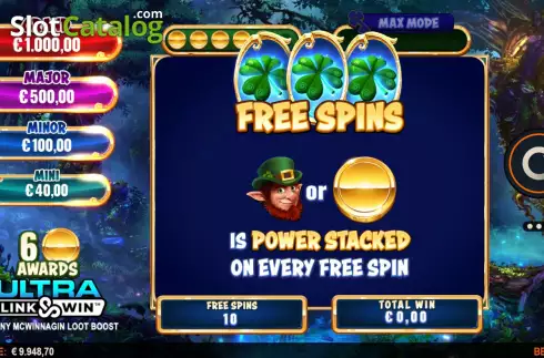 Скрин7. Spinny McWinnagin Loot Boost слот