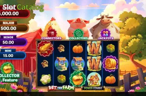 Скрин2. Bet the Farm Power Combo слот