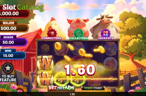 Скрин3. Bet the Farm Power Combo слот