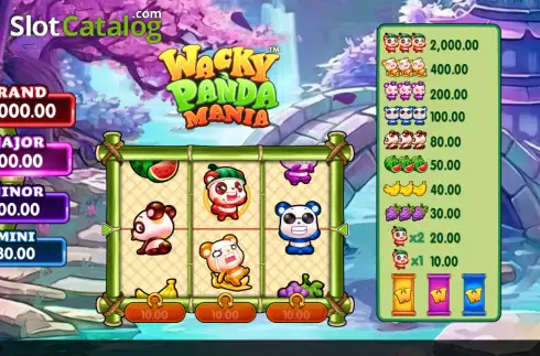 Скрин2. Wacky Panda Mania слот