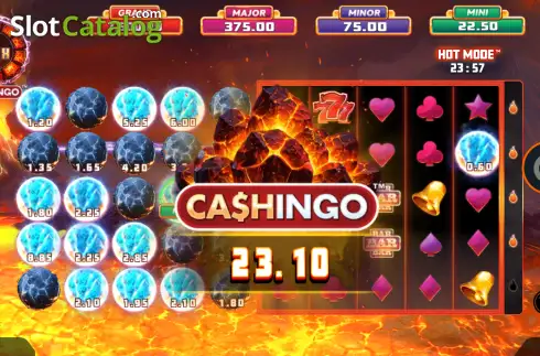 Скрин3. Eruption Blaze CASHINGO Rumble слот
