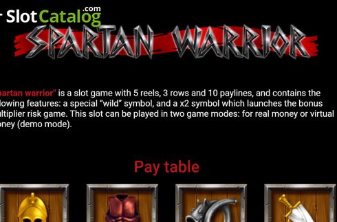 Скрин6. Spartan Warrior (Slot Exchange) слот