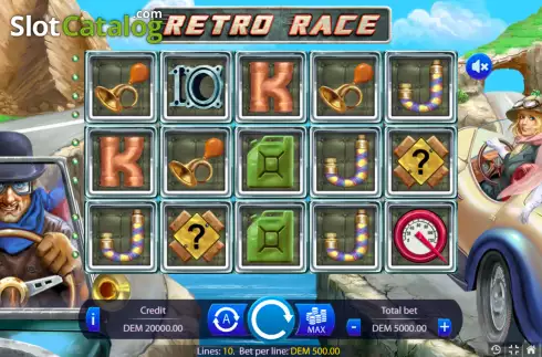 Скрин2. Retro Race слот
