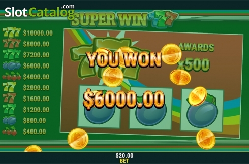Скрин7. Super Win (Slot Factory) слот