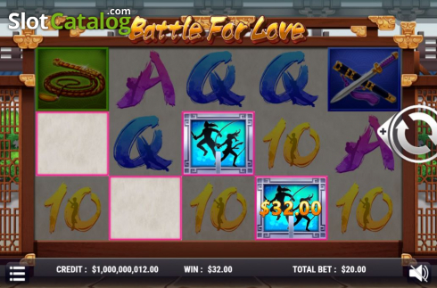 Скрин4. Battle For Love слот
