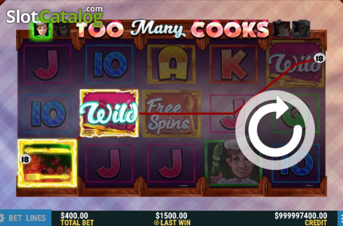 Скрин5. Too Many Cooks слот