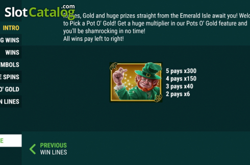 Скрин6. Pick A Pot O Gold слот