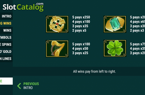 Скрин7. Pick A Pot O Gold слот