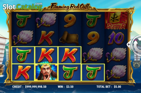 Скрин5. Flaming Red Cliff слот