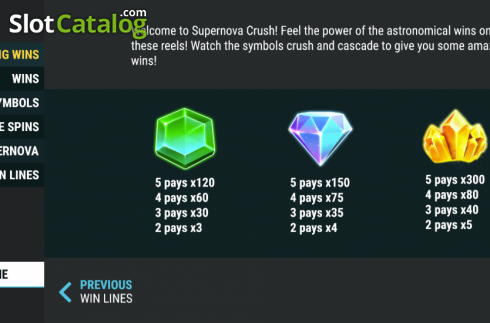 Скрин6. Supernova Crush слот