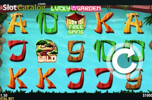 Скрин2. Lucky Garden слот