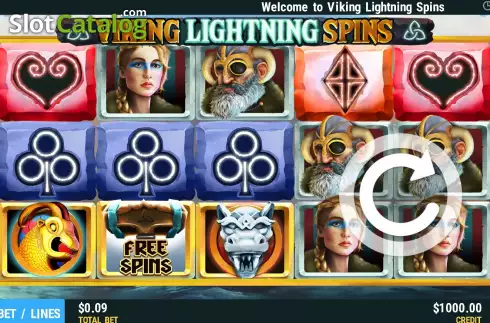 Скрин2. Viking Lightning Spins слот