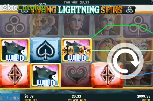 Скрин3. Viking Lightning Spins слот