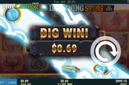 Скрин4. Viking Lightning Spins слот