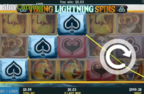 Скрин5. Viking Lightning Spins слот