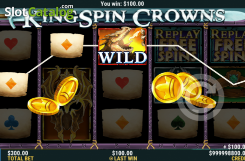 Скрин3. Kingspin Crowns слот