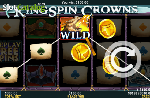 Скрин5. Kingspin Crowns слот