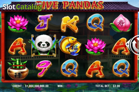 Скрин2. Five Pandas слот