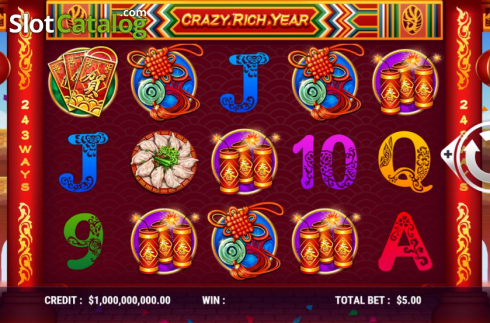 Скрин2. Crazy Rich Year слот