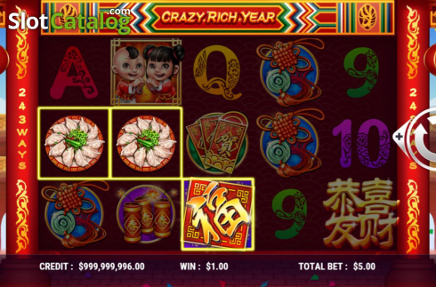 Скрин3. Crazy Rich Year слот