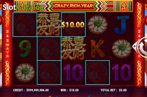 Скрин4. Crazy Rich Year слот