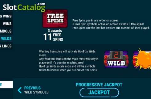 Скрин6. Hold Up Slots (холд ап слотс, ХолдАП слотс) слот