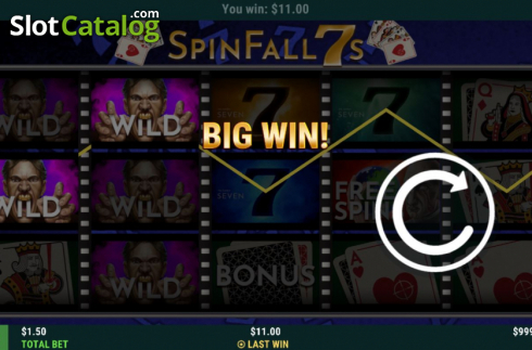 Скрин3. Spin Fall 7s слот