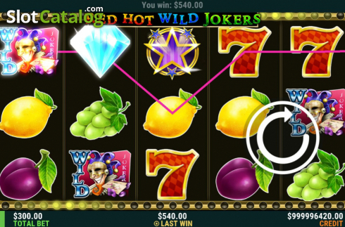 Скрин5. Red Hot Wild Jokers слот