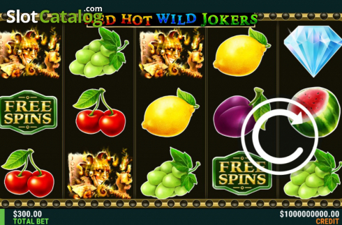 Скрин2. Red Hot Wild Jokers слот