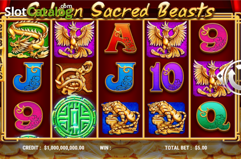 Скрин2. Golden Sacred Beasts слот