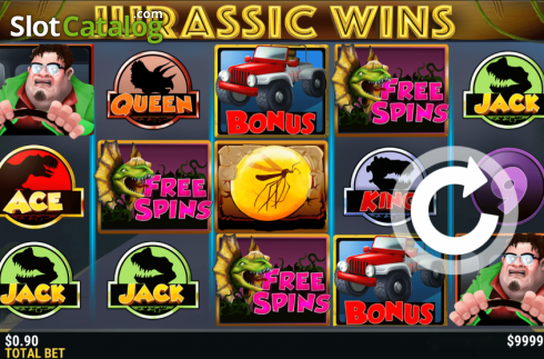 Скрин2. Jurassic Wins слот
