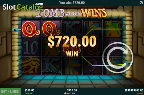 Скрин3. Tomb Of The Wins слот