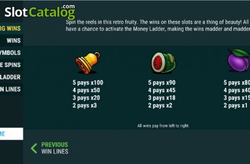 Скрин9. Money Ladder слот